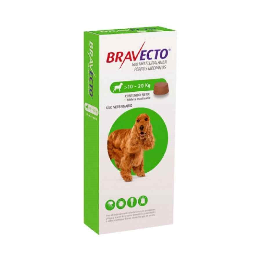 BRAVECTO 500MG PARA PERRO 10 A 20KG 1 TAB.