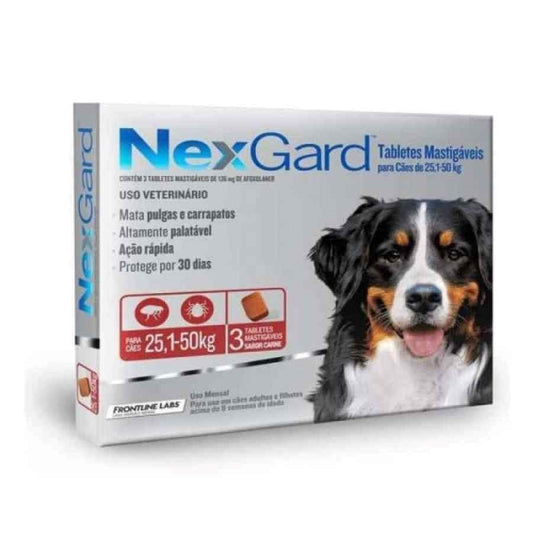 NEXGARD 136MG (25.1 A 50KG) 3 TABLETAS